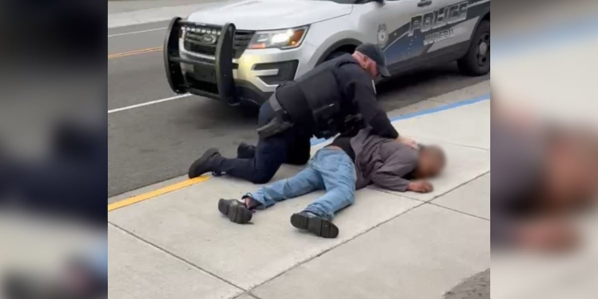 Video shows Juneau police officer throwing man to ground during arrest, officer put on administrative leave