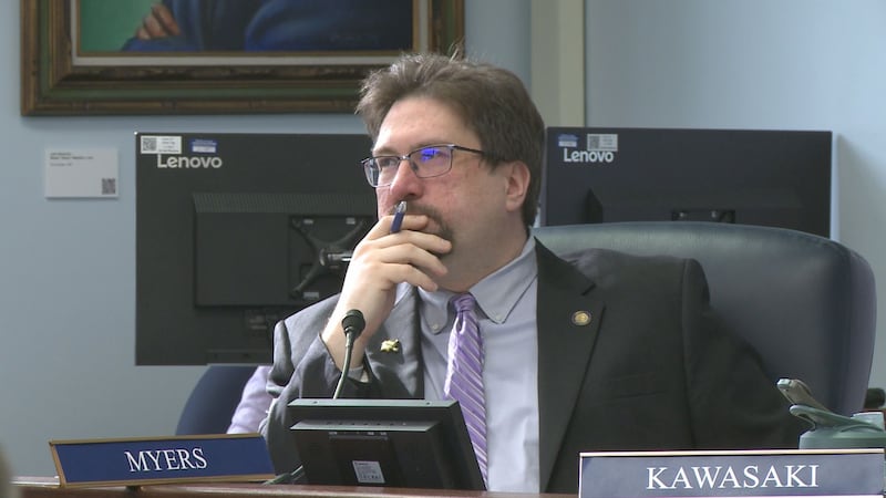 Sen. Robert Myers, R-North Pole, sits on the Senate Resources Committee, where much of the...