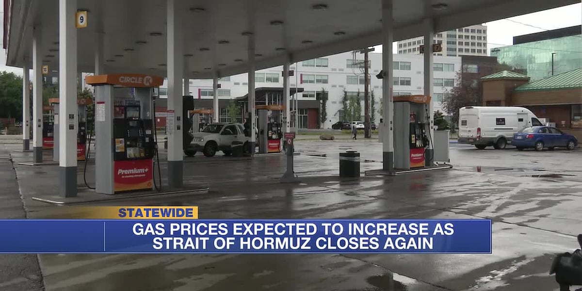 The president is reinstating a blockade in the Strait of Hormuz. What does that mean for Alaska?